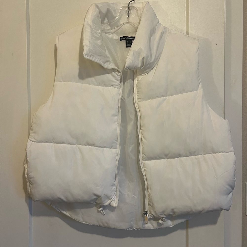 White Puffer Vest